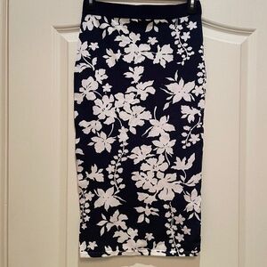 Michael Kors Flowered Pencil Skirt